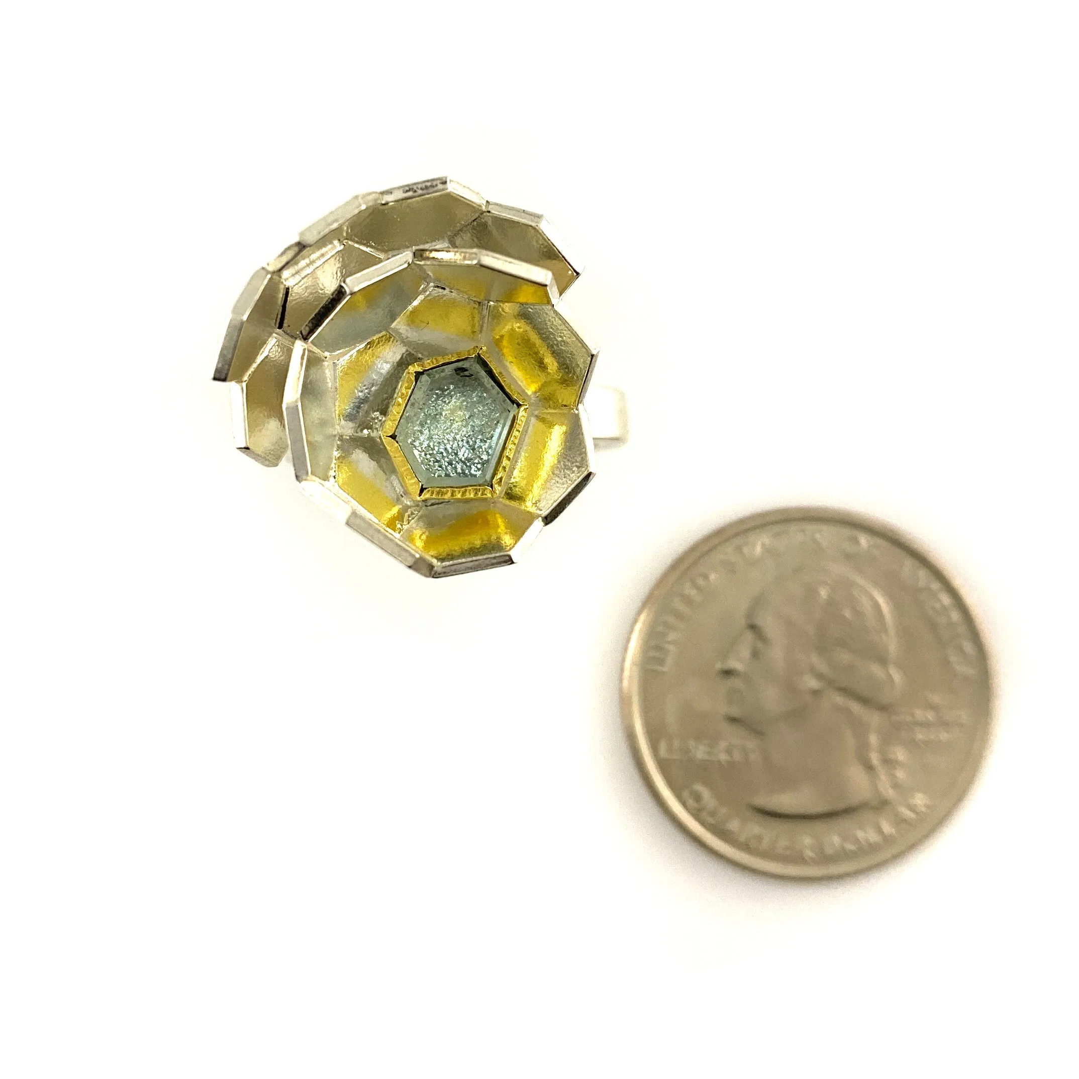 One of a Kind Globe Ring