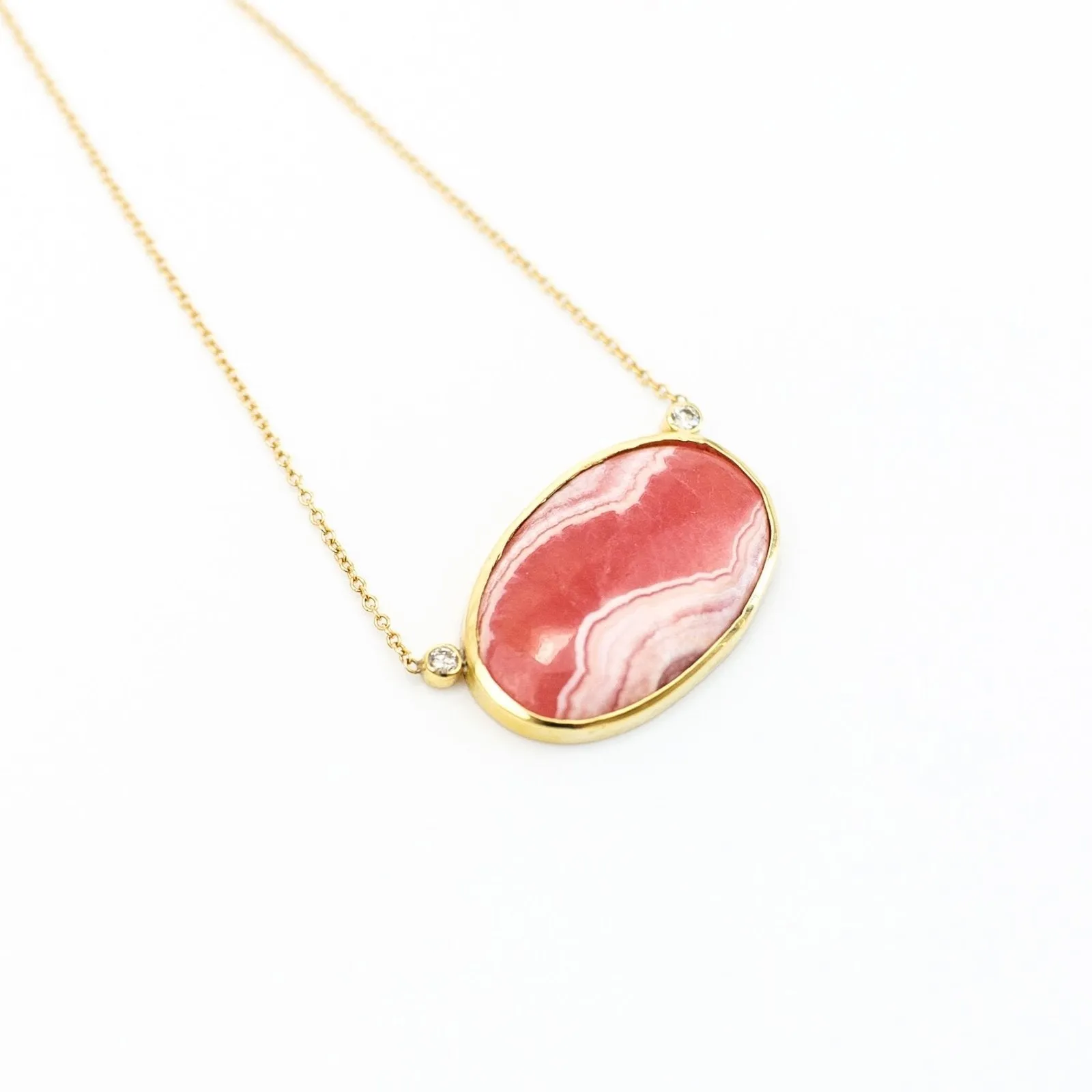 One of a Kind Rhodochrosite Necklace