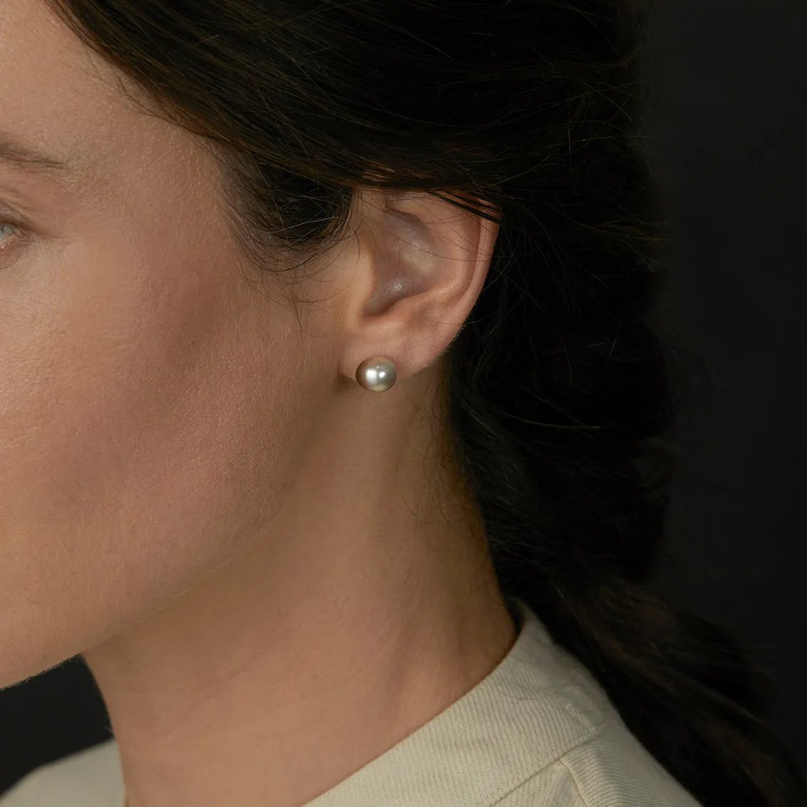 One-of-a-Kind Tahitian Pearl Studs | TPE-OOAK