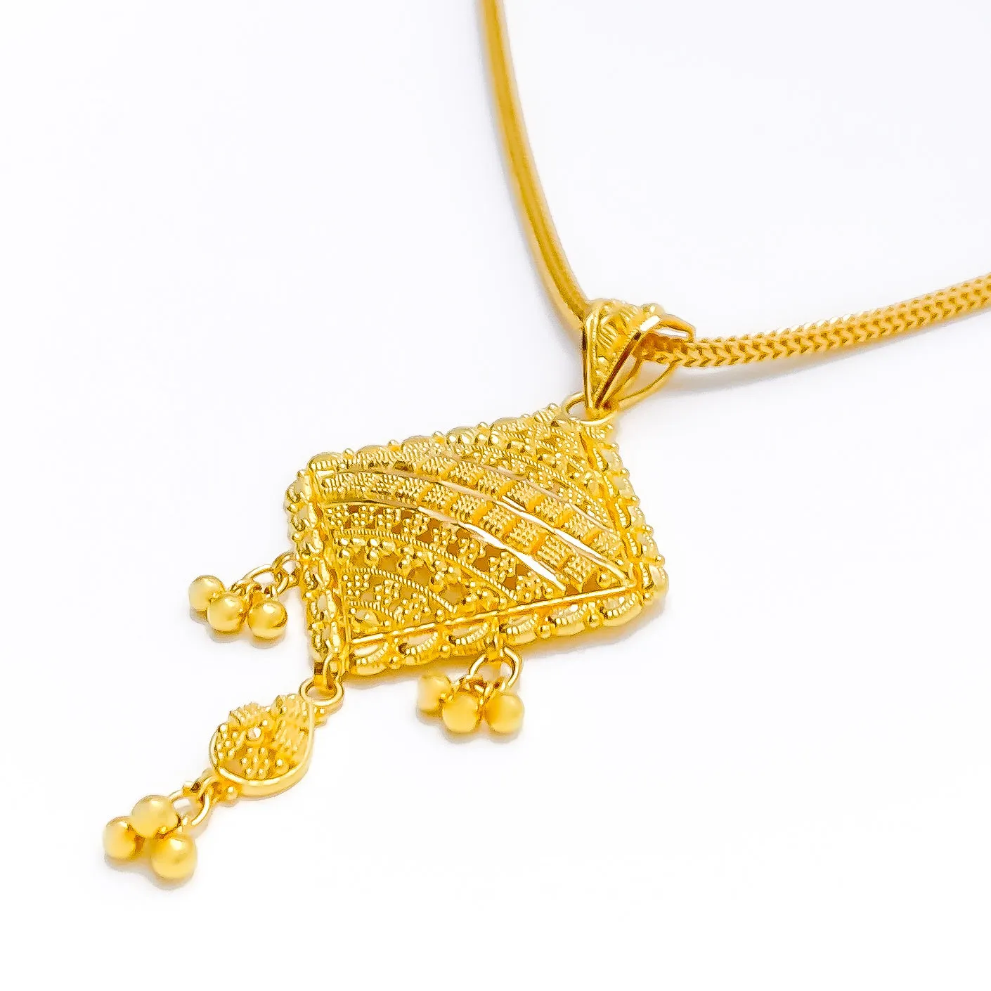 Opulent Stunning 22k Gold Pendant