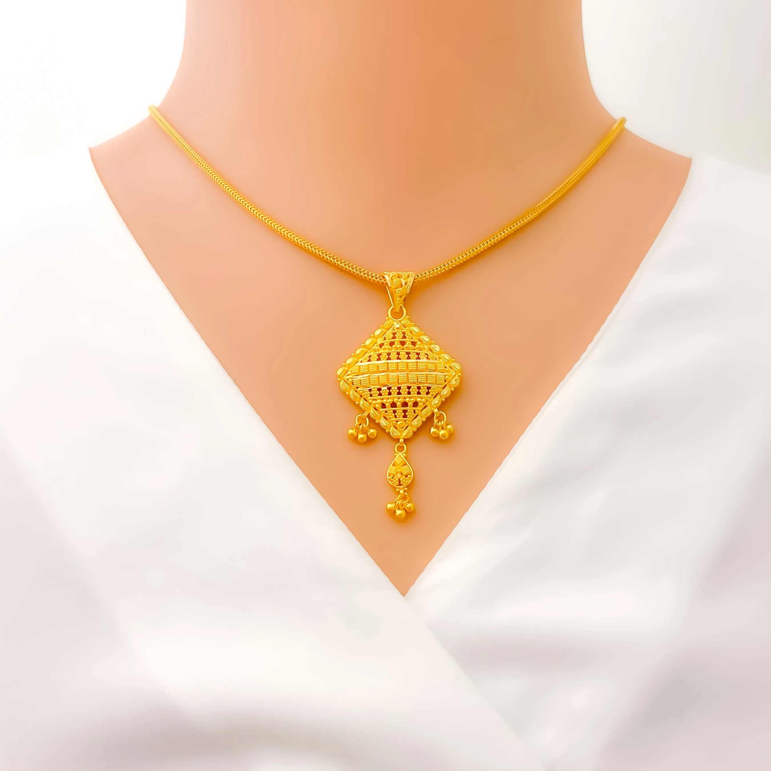 Opulent Stunning 22k Gold Pendant