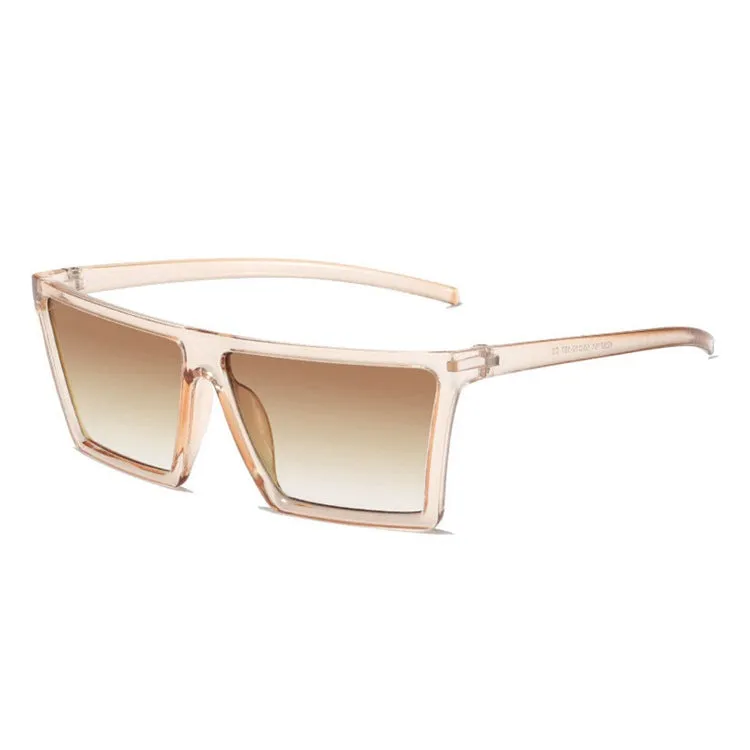 Oversized Square Shaped Full Rim Plastic Frame