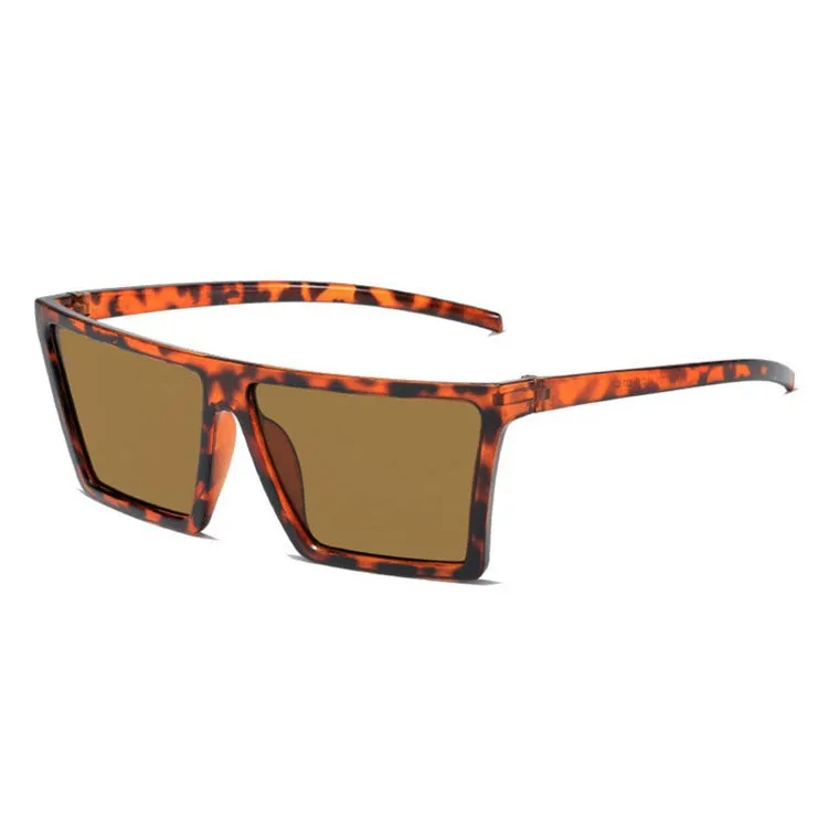 Oversized Square Shaped Full Rim Plastic Frame