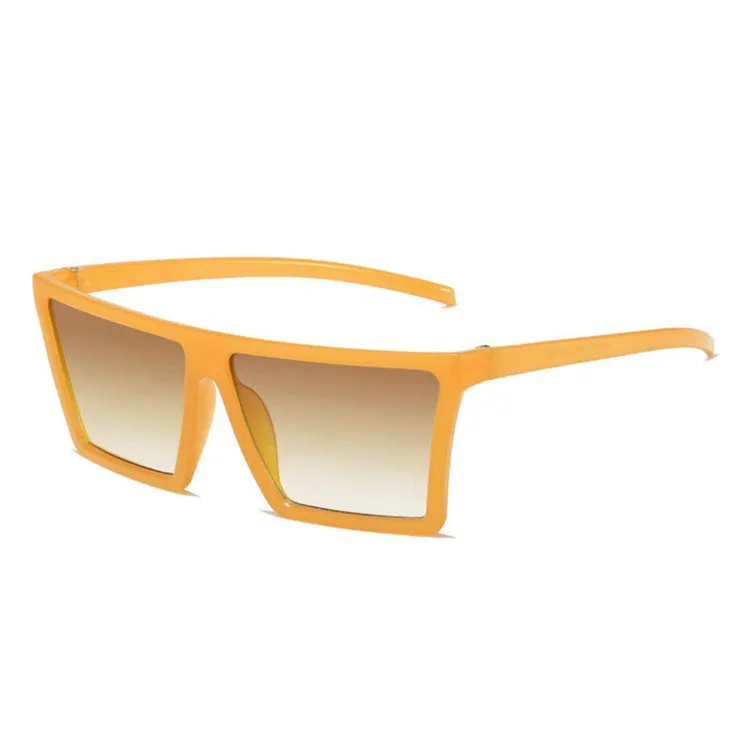 Oversized Square Shaped Full Rim Plastic Frame