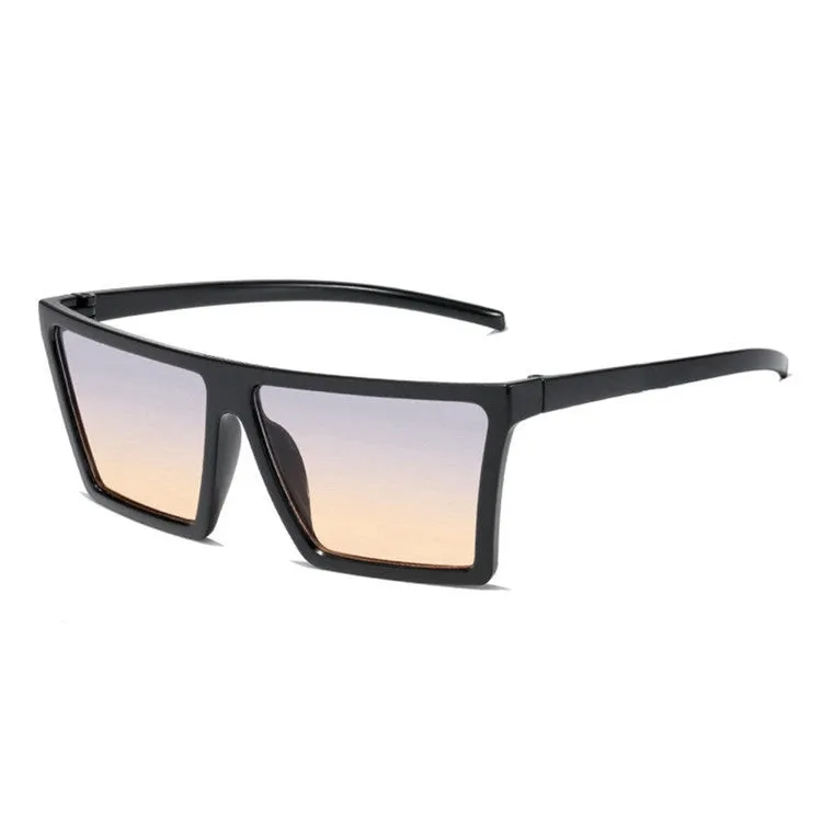 Oversized Square Shaped Full Rim Plastic Frame