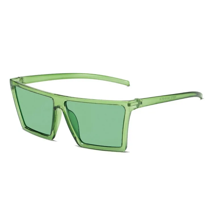 Oversized Square Shaped Full Rim Plastic Frame