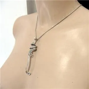 Pearl Pendant 925 Sterling Silver Handmade Artistic Hadar Designers (H) Y