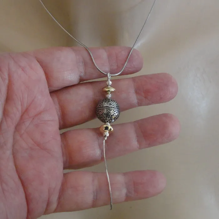 Pendant 925 Sterling Silver Handmade filigree Hadar Designers () LAST