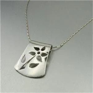 Pendant 925 Sterling Silver Handmade Simple Modern Hadar Designers (H) SALE