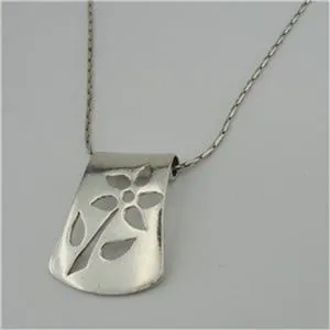Pendant 925 Sterling Silver Handmade Simple Modern Hadar Designers (H) SALE