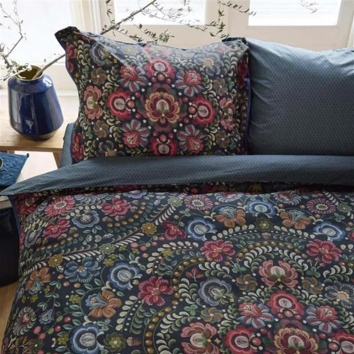 Pip Studio Il Ricamo Dark Blue Quilt Cover Set
