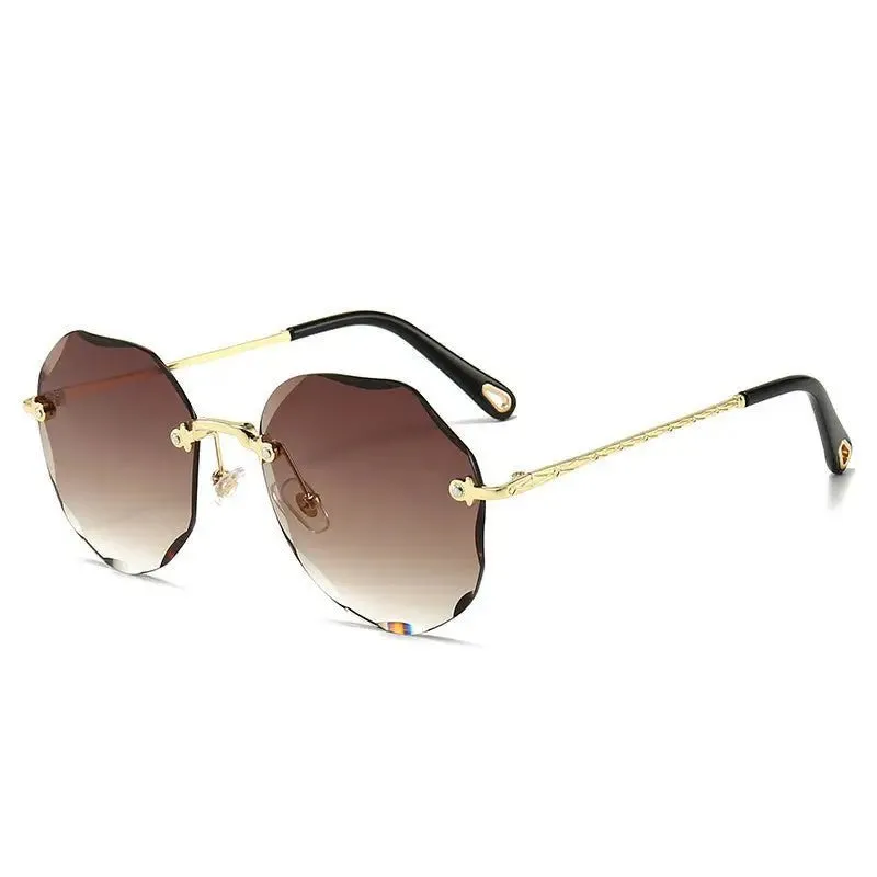 Polygonal Sunglasses: Modern Polygon Shape, UV Protectionalmö