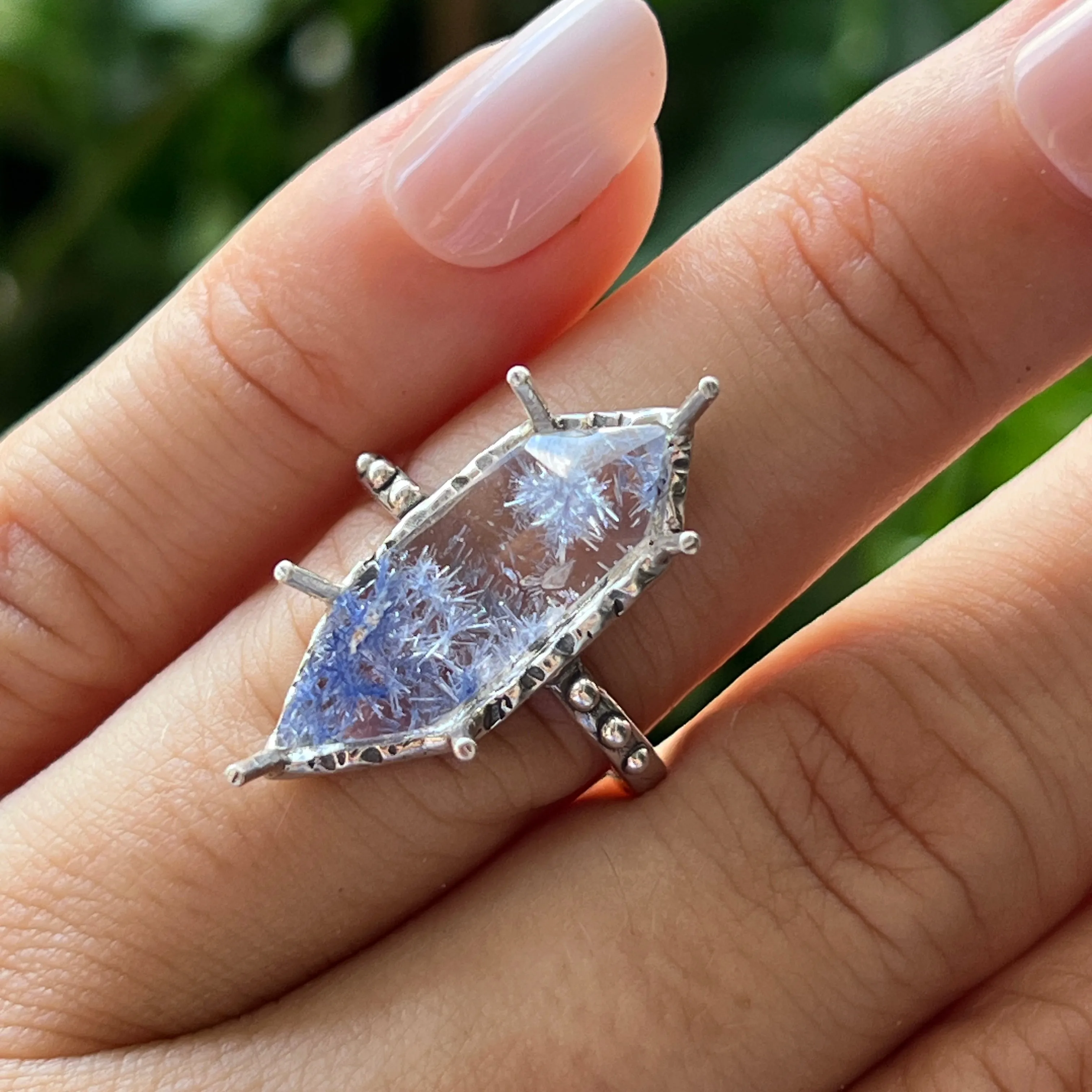 PRE-ORDER FOR AMANDA- Dumortierite Quartz Sz 7.5