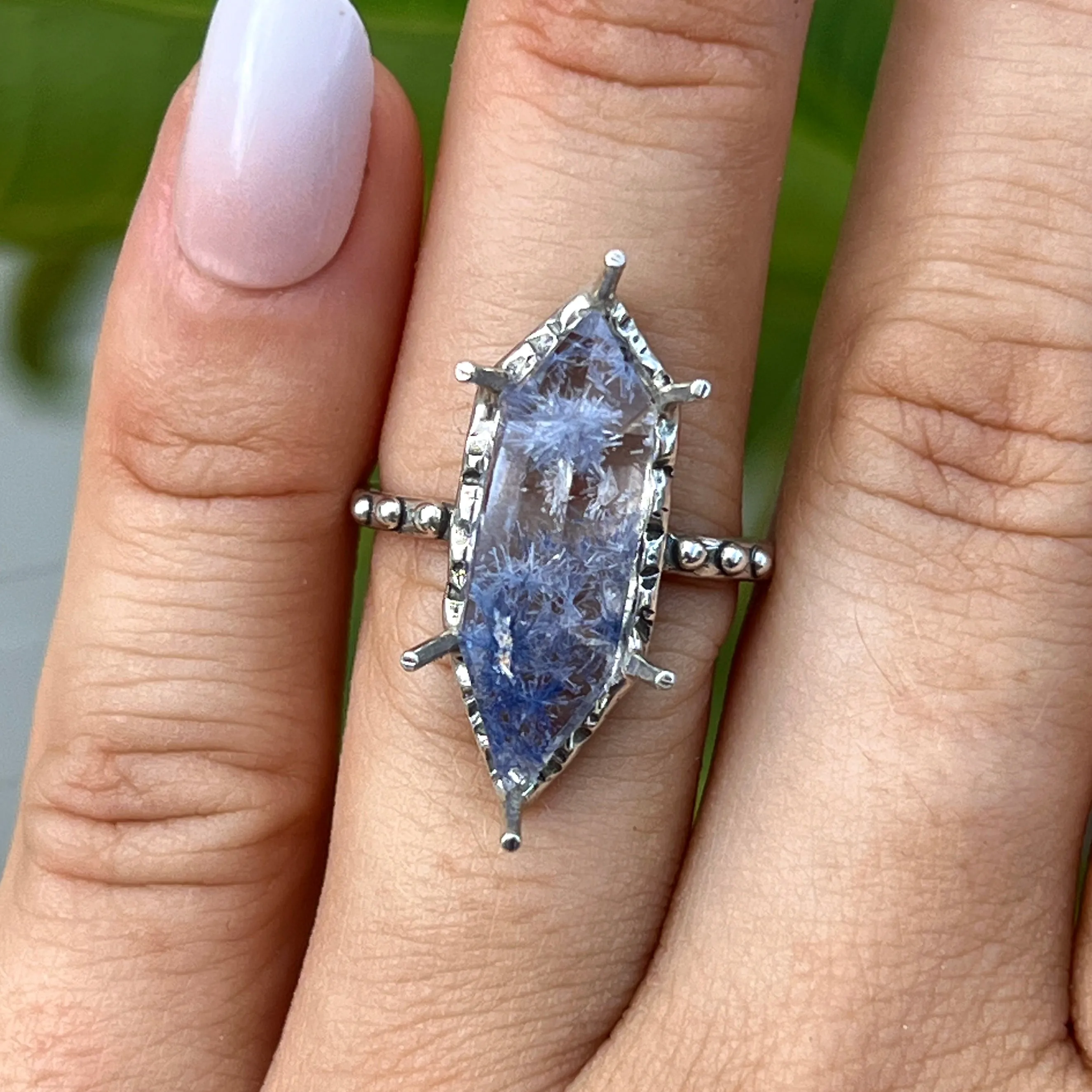 PRE-ORDER FOR AMANDA- Dumortierite Quartz Sz 7.5