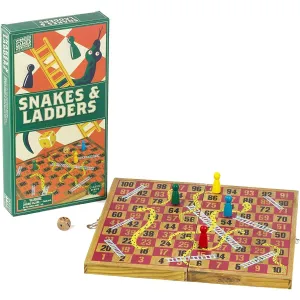 Professor Puzzle Traditional/Classic Snakes & Ladders Wooden Board Game