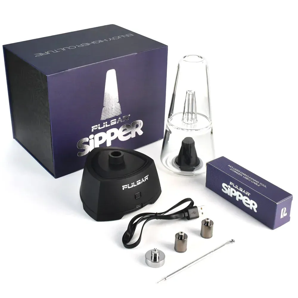 Pulsar Sipper Bubbler Concentrate & 510 Cart Vaporizer
