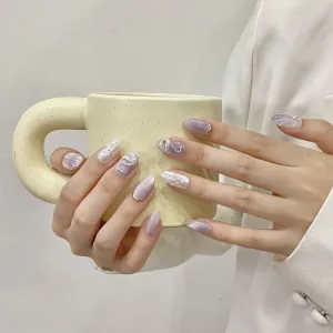 Purple Haze Glitz – Playful Lavender Tones with a Glitzy Enamel Finish