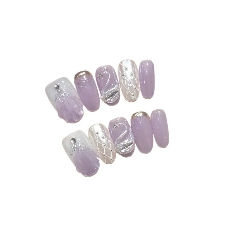 Purple Haze Glitz – Playful Lavender Tones with a Glitzy Enamel Finish