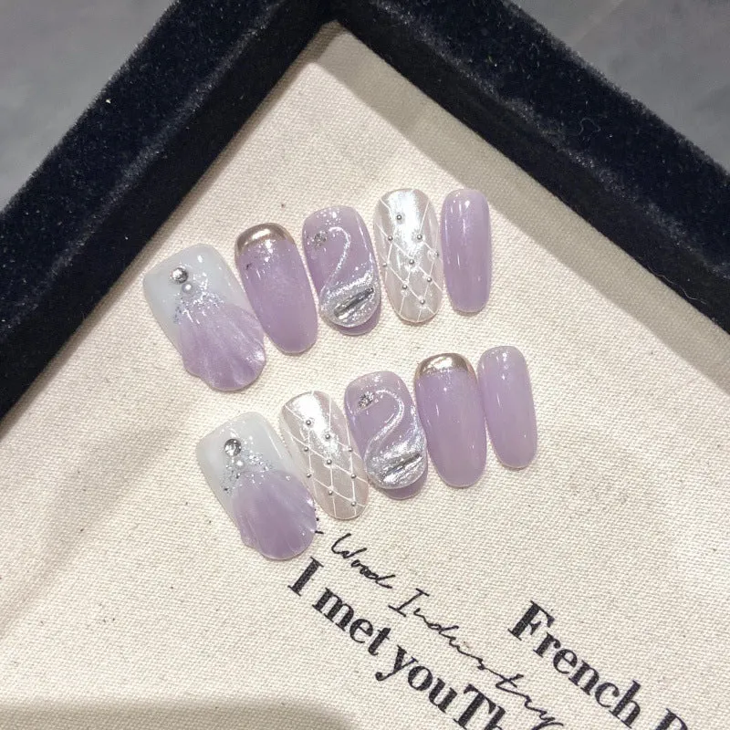 Purple Haze Glitz – Playful Lavender Tones with a Glitzy Enamel Finish