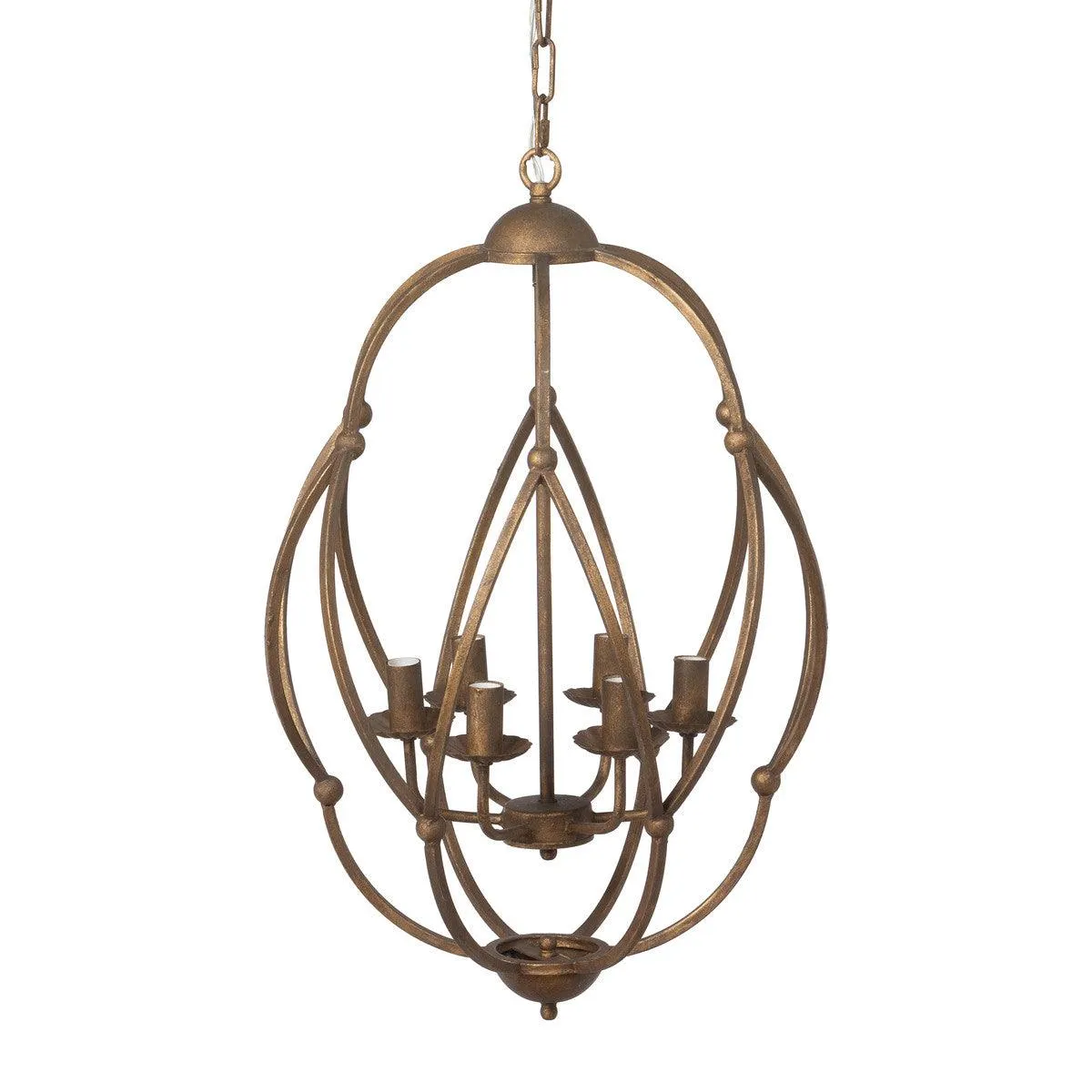 Raleigh Bronze Chandelier