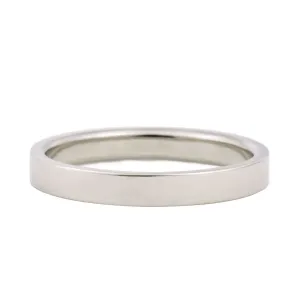 Ready To Ship - 3mm Flat Wedding Band (Size 8.5)