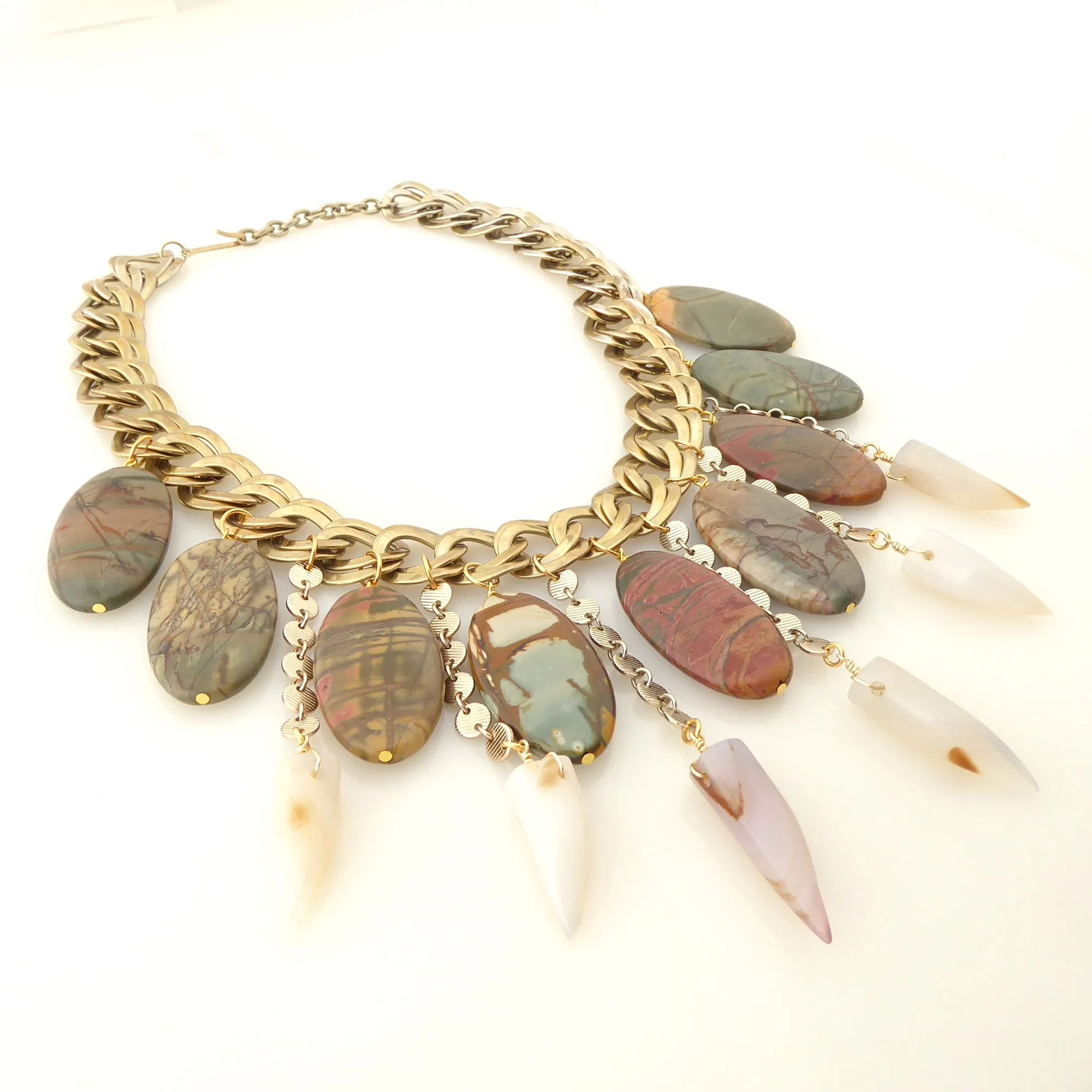 Red creek jasper necklace