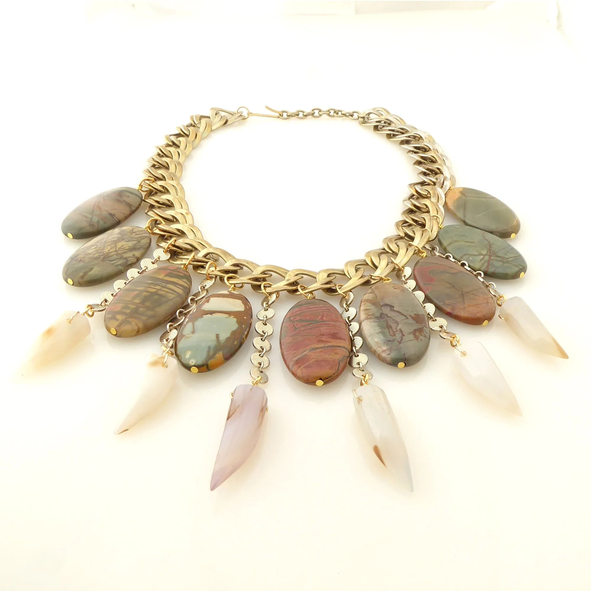Red creek jasper necklace