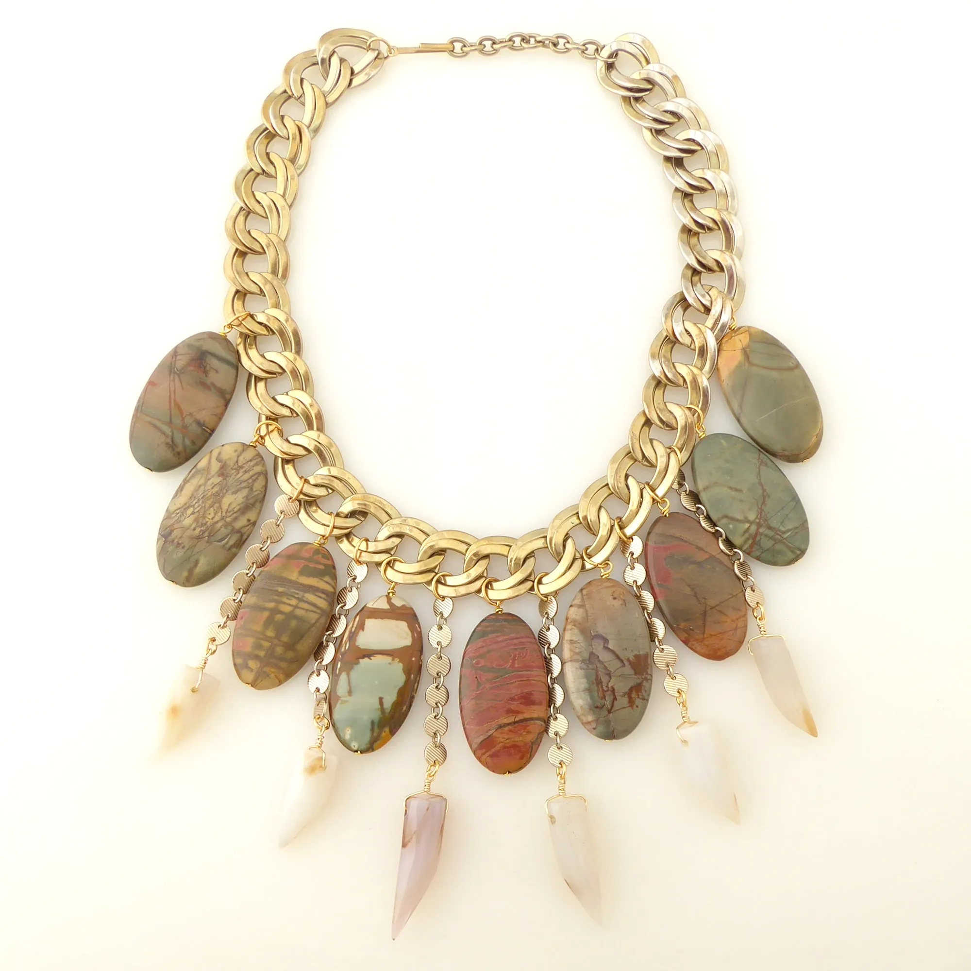 Red creek jasper necklace