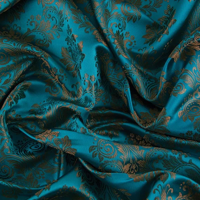 Regal Brocade, Turquoise
