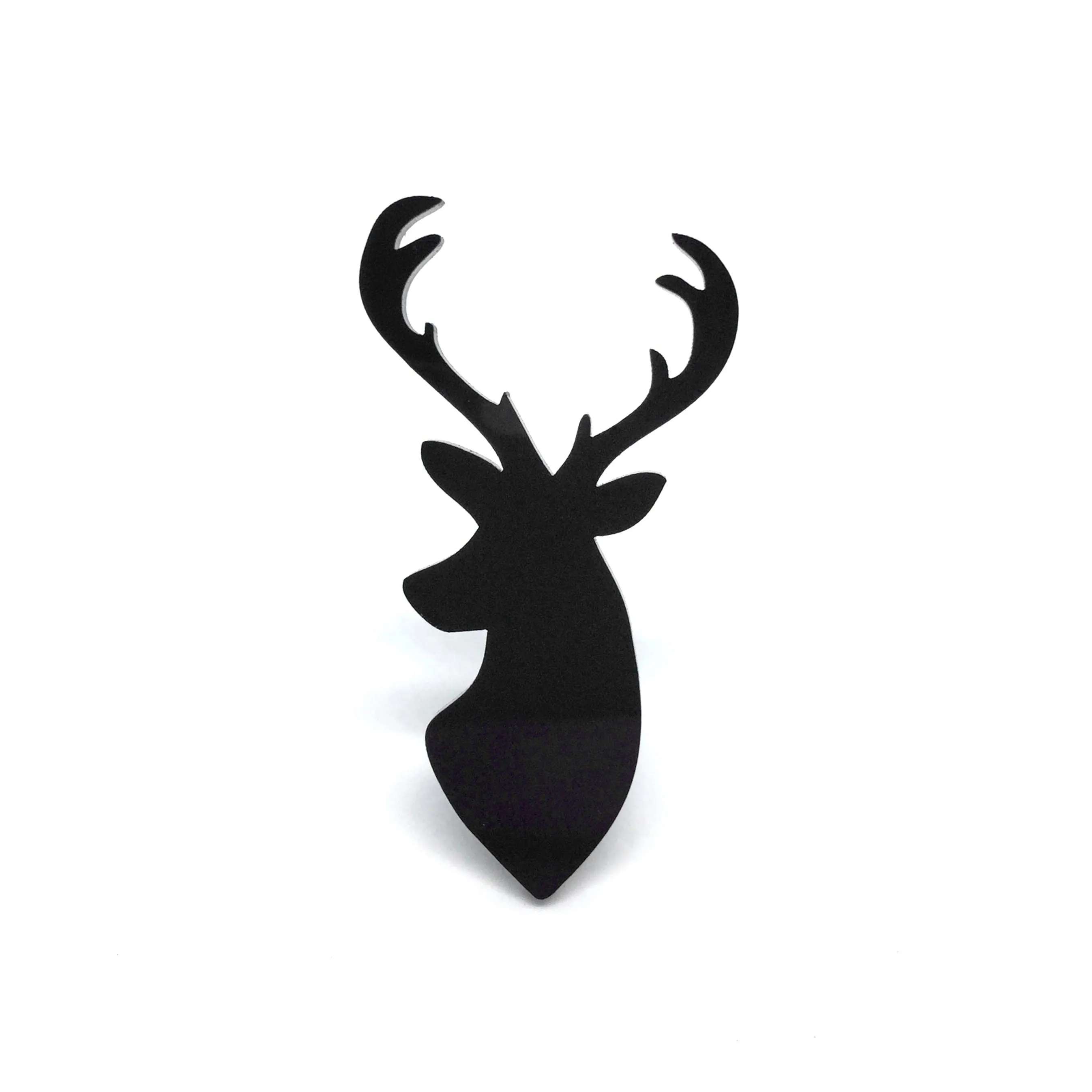 Reindeer Laser Cut Acrylic Brooch Pin - LM