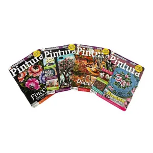 Revistas Pinturas Diferentes Tecnicas Vol 1, 2, 3 y 4