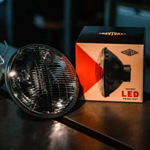 Revival Secret LED 7" Retro Vintage Headlight