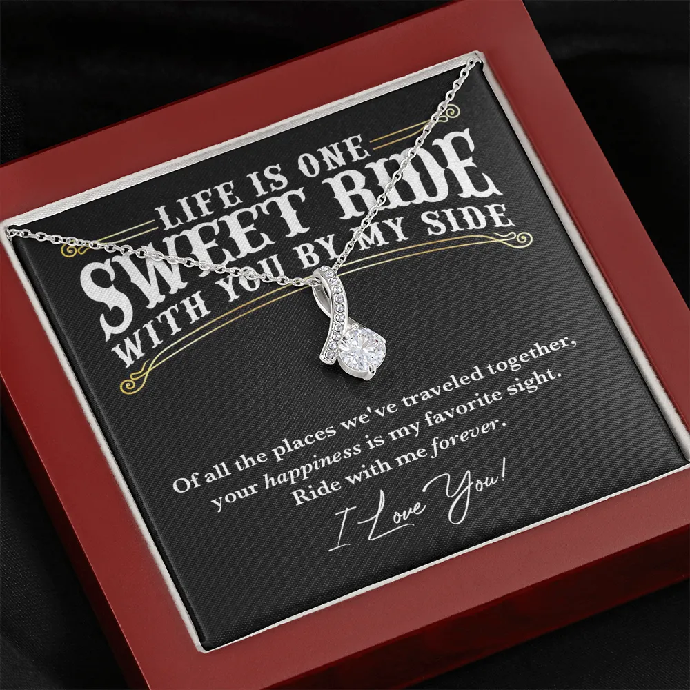 Ride With Me Forever Love Necklace