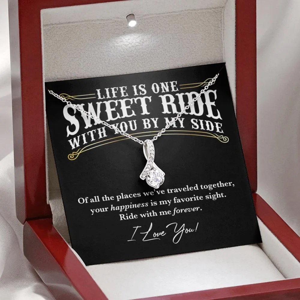 Ride With Me Forever Love Necklace