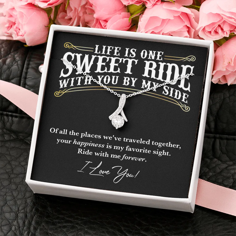 Ride With Me Forever Love Necklace