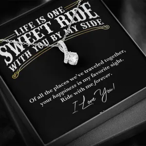 Ride With Me Forever Love Necklace