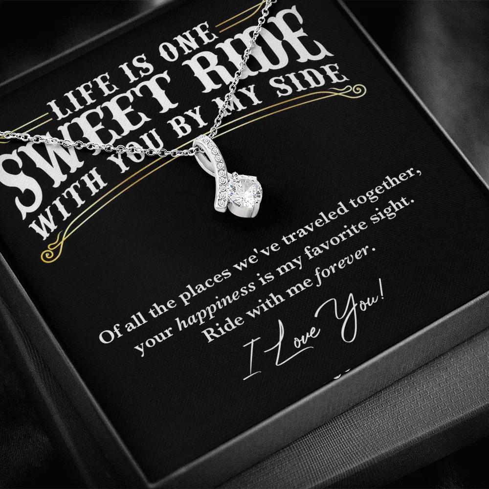 Ride With Me Forever Love Necklace