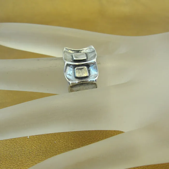 Ring 925 Sterling Silver  size 6,6.5,7,7.5,8 Art Handmade Hadar Designers (H) y