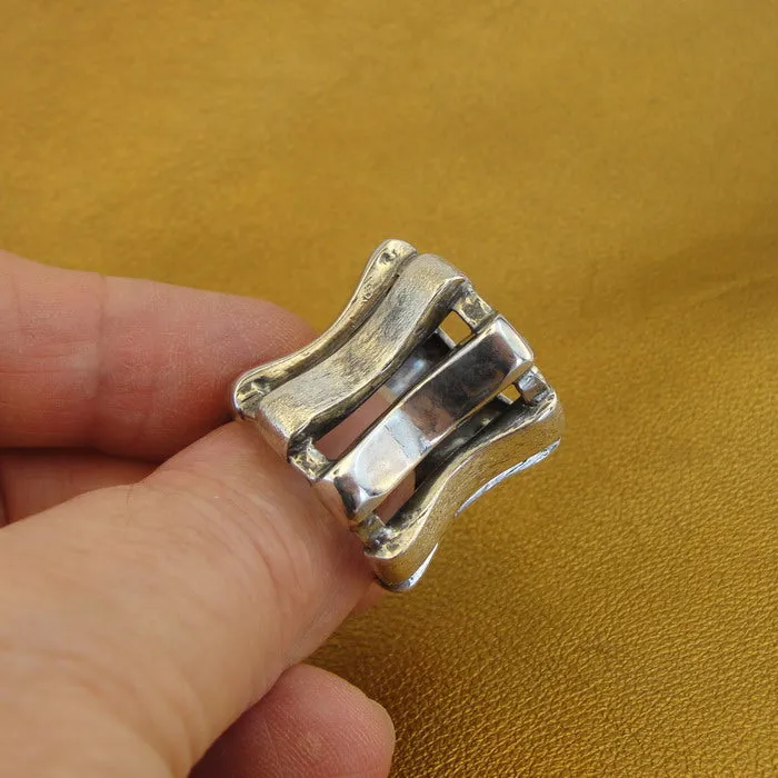 Ring 925 Sterling Silver sz 7, 7.5, 8 Handmade Artistic Hadar Designers (H) SALE