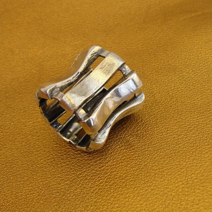 Ring 925 Sterling Silver sz 7, 7.5, 8 Handmade Artistic Hadar Designers (H) SALE