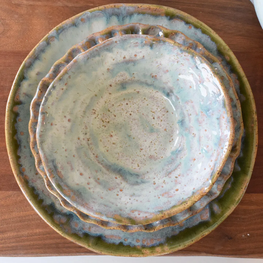 Round Dinner Plate Seaside