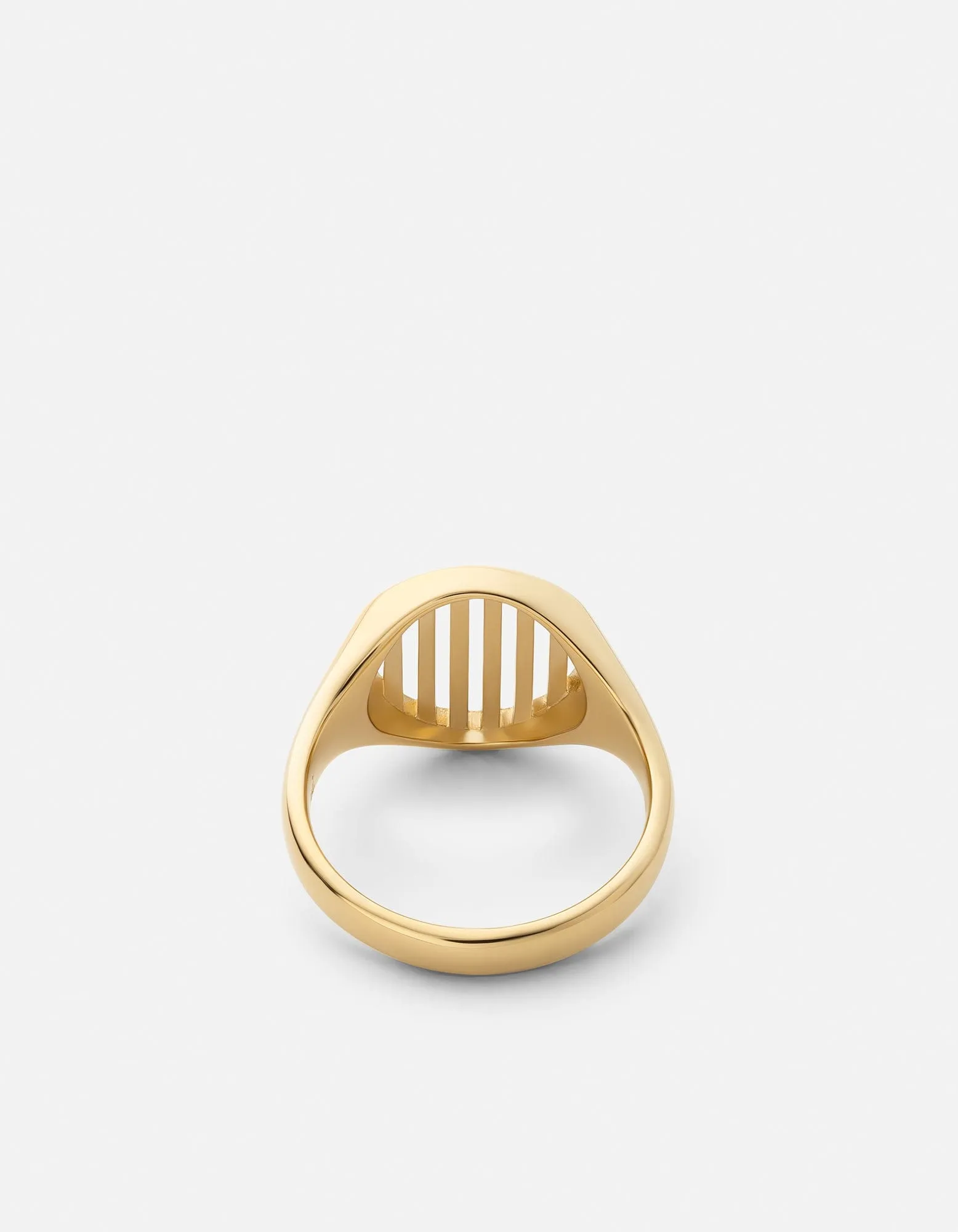 Row Ring, Gold Vermeil