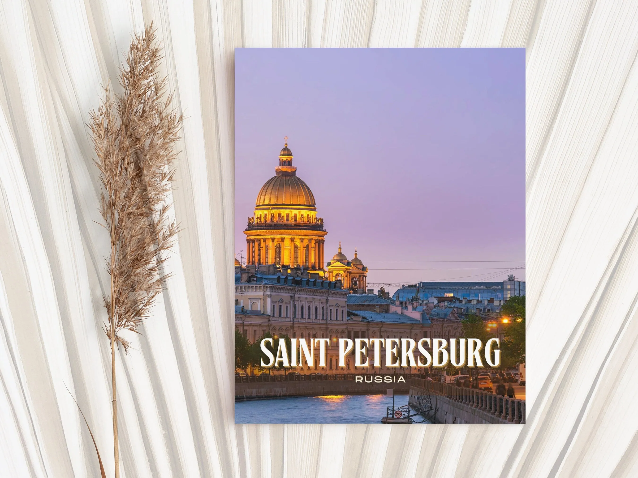 Saint Petersburg Retro Wall Art, Russia