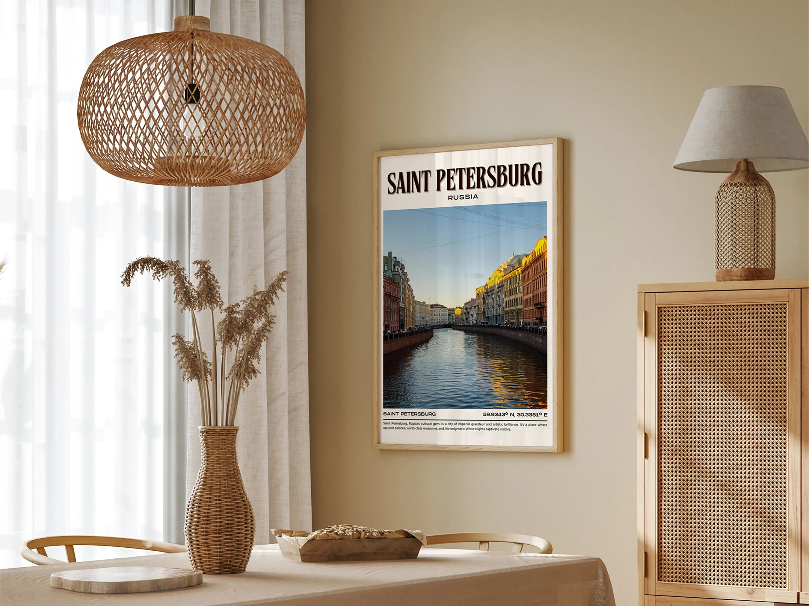 Saint Petersburg Vintage Wall Art, Russia