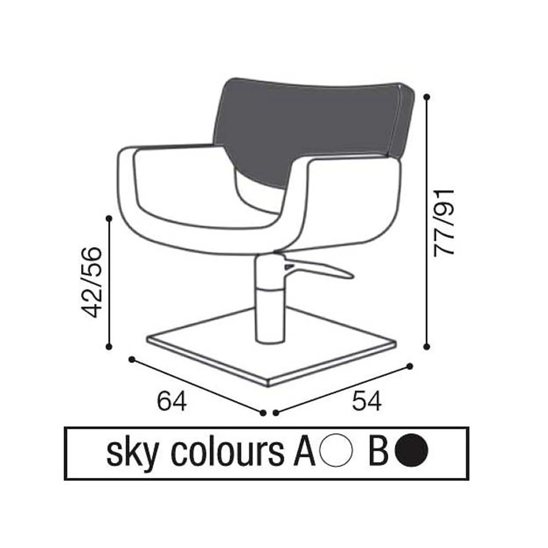 Salon Ambience SH/790 Quadro Styling Chair