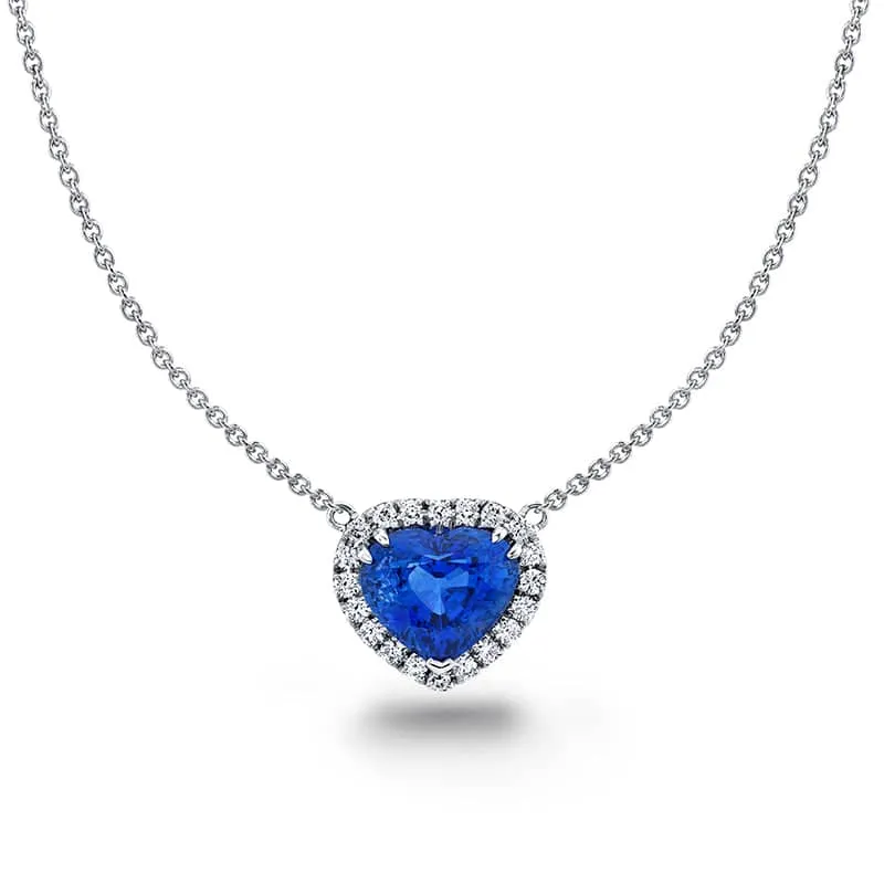 Sapphire & Diamond Necklace