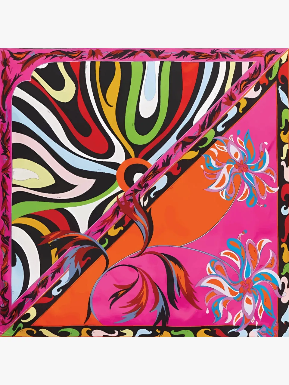 Satin Artistic Square Small-D4