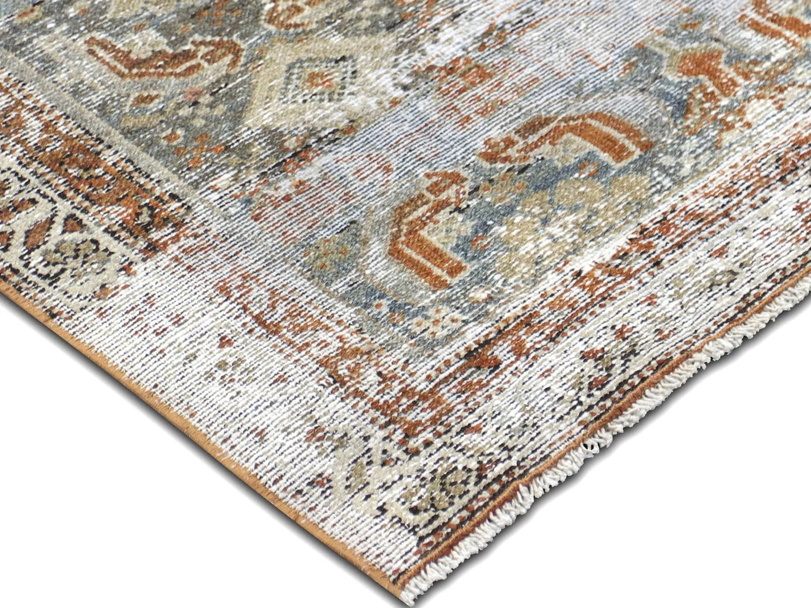 Semi Antique Persian Melayer Runner - 2'11" x 12'2"