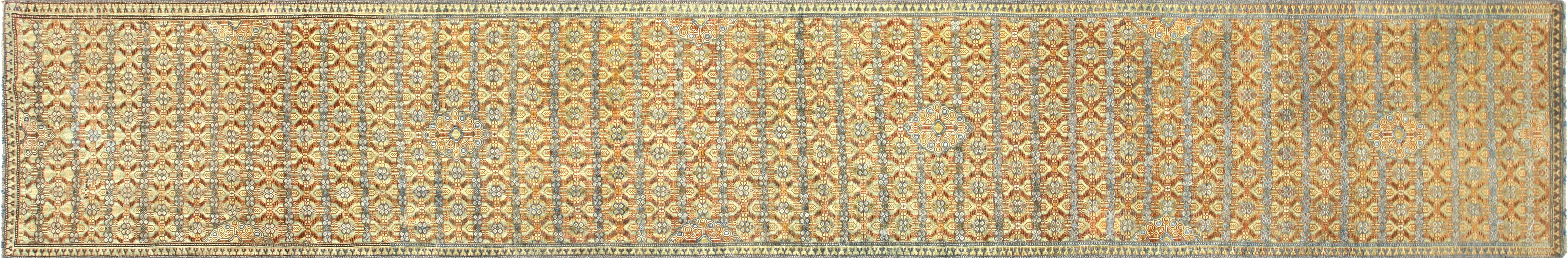 Semi Antique Persian Melayer Runner - 2'4" x 14'5"