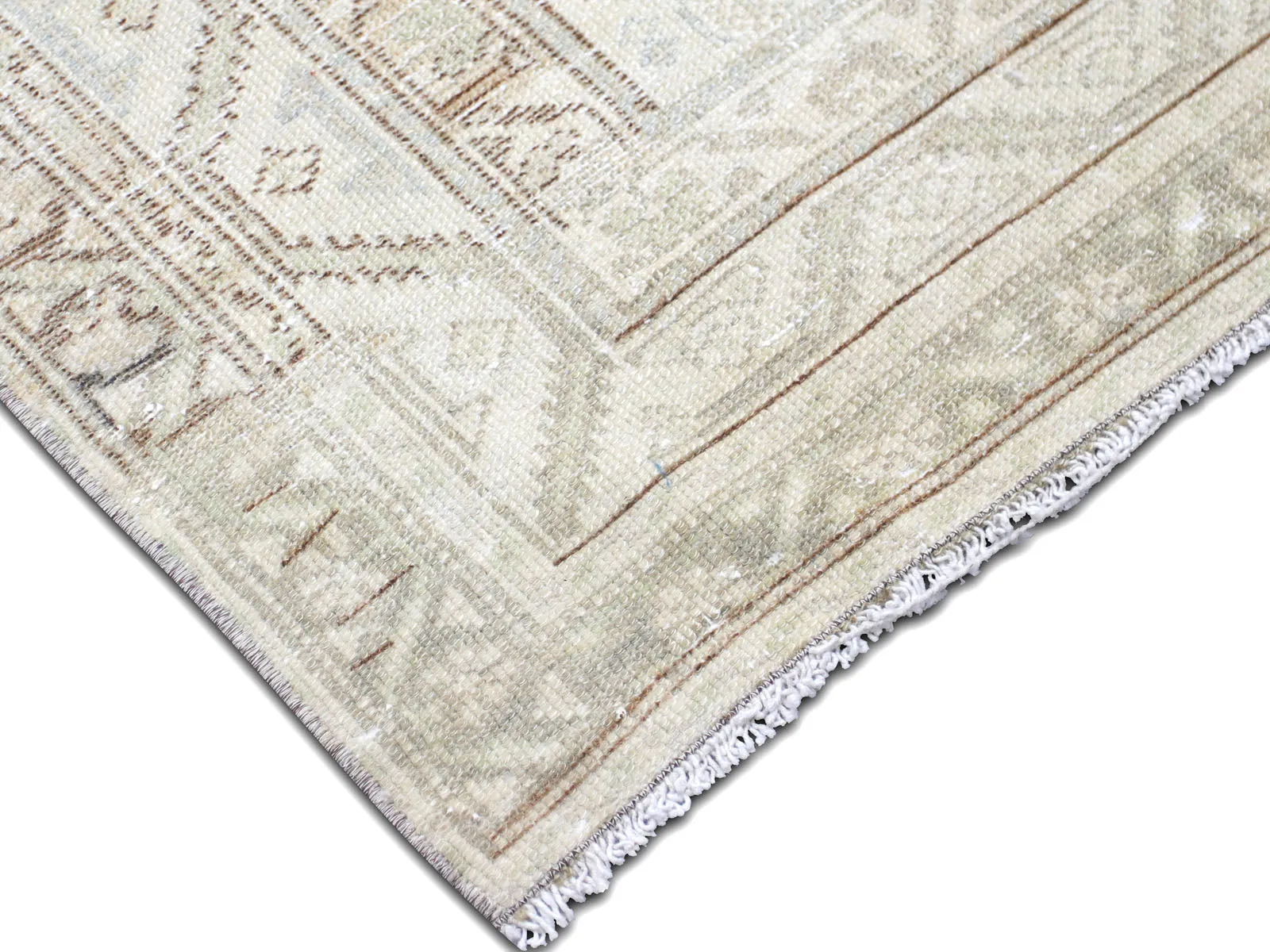 Semi Antique Persian Melayer Runner - 3'5" x 15'1"